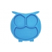 Kiddies & Co Owl Silicone Plate - Blue